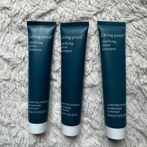 Living Proof Clarifying Detox Shampoo Travel Size (3)  NEW